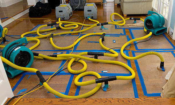 Professional Water Damage Restoration technician working in Cromwell, MN
